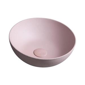 Sapho - Umyvadlo na desku FORMIGO pr. 39 cm beton/růžová FG321 obraz