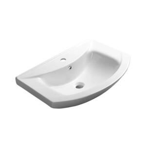 Aqualine - Zápustné umyvadlo ZERO 65x46 cm keramika/bílá 6065 obraz