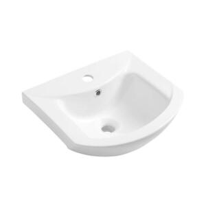 Aqualine - Zápustné umyvadlo ZERO 45, 5x40 cm keramika/bílá 6045 obraz