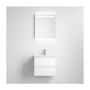 BATH DELUXE Koupelnová skříňka s umyvadlem VEDO + LED zrcadlo LED/10W/230V IP44 bílá 09-056-20-01-00 obraz