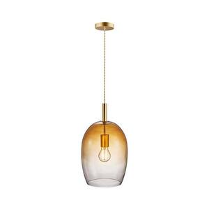 Nordlux - Lustr na lanku UMA 1xE27/40W/230V pr. 23 cm hnědá/kouřová 2112723027 obraz