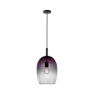 Nordlux - Lustr na lanku UMA 1xE27/40W/230V pr. 23 cm černá/kouřová 2112723047 obraz
