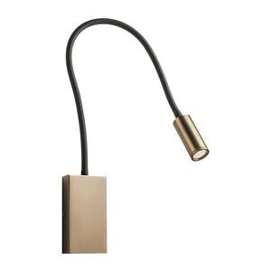 Redo 01-4475 - LED Flexibilní lampička WALLIE LED/3W/230V USB CRI 90 bronzová 01-4475 obraz