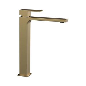 Sapho - Umyvadlová baterie CUBEMIX 27, 8 cm matná zlatá CM006GB obraz