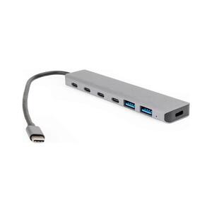 USB-C hub 7v1 Power Delivery 100W PMH22 obraz