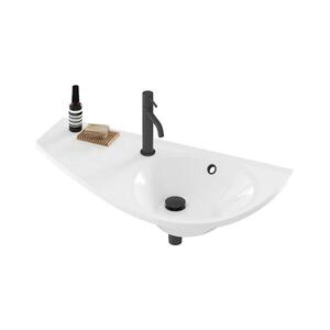 Ravak XJ1L1100000 - Závěsné umyvadlo AVOCADO 85x45 cm litý mramor/bílá XJ1L1100000 obraz
