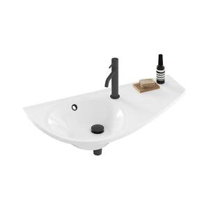 Ravak XJ1P1100000 - Závěsné umyvadlo AVOCADO 85x45 cm litý mramor/bílá XJ1P1100000 obraz