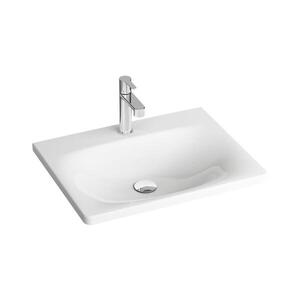 Ravak XJX01260000 - Zápustné umyvadlo BALANCE 60x46, 5 cm keramika/bílá XJX01260000 obraz