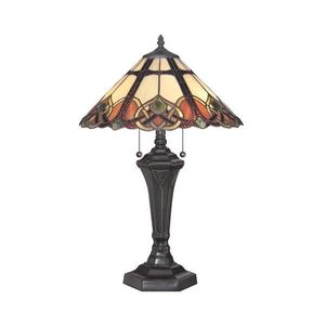 Elstead QZ-CAMBRIDGE-TL - Stolní lampa Tiffany BELLE 2xE27/75W/230V QZ-CAMBRIDGE-TL obraz