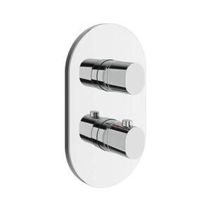 Ravak X070455 - Termost. sprch. baterie pro podom. instalaci CHROME lesklý chrom X070455 obraz