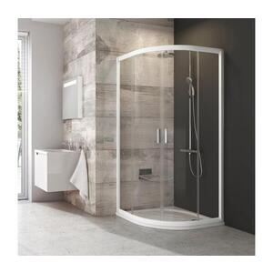 Ravak 3B270100Z1 - Sprchový kout čtyřdílný čtvrtkruhový BLIX 90x90 cm bílá 3B270100Z1 obraz