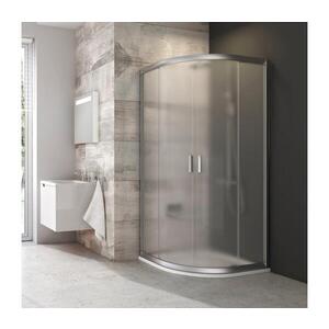 Ravak 3B240U00ZG - Sprchový kout čtyřdílný čtvrtkruhový BLIX 80x80cm satin 3B240U00ZG obraz
