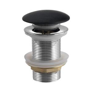 Sapho - Umyvadlová výpusť Click-Clack BLOK pr. 6, 7 cm marquin/matná černá 2401-931 obraz