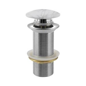 Sapho - Umyvadlová výpusť BLOK pr. 6, 6 cm carrata/bílá 2401-941 obraz