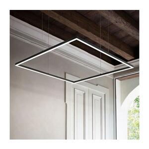 Ideal Lux - LED Lustr na lanku ORACLE SLIM LED/44W/230V 3000K 70x70 cm černá 259185 obraz