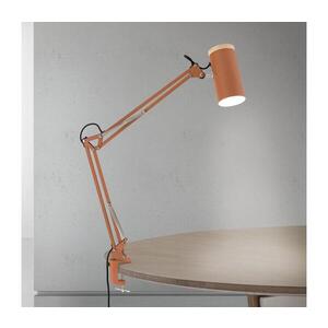 Orion - Stolní lampa s klipem GILI 1xE27/40W/230V cihlová LA 4-1236 korallenrot obraz