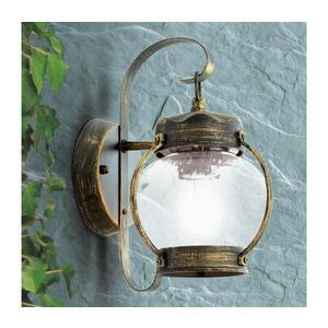 Orion - Venkovní nástěnná lampa TAVERNA 1xE27/60W/230V IP23 bronz/patina AL 11-1165 schwarz-gold obraz
