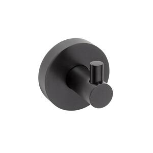 Sapho - Nástěnný háček X-ROUND 5x5, 5 cm matná černá XR205B obraz
