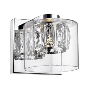 Zuma Line W0389-01A-B5AC - LED Křišťálové nástěnné svítidlo GEM LED/5W/230V W0389-01A-B5AC obraz