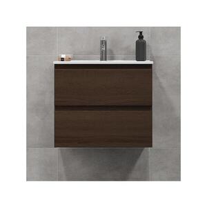 BATH DELUXE Koupelnová skříňka s umyvadlem KENWOOD 61 cm ořech BT0095+BT0104 obraz