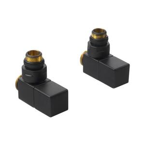 Sapho - Připojovací sada rohových lů CUBE matná černá CP4510BS obraz