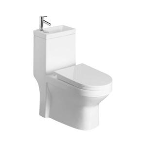 Aqualine - WC kombi s umyvadlem HYGIE keramika/bílá PB104W obraz