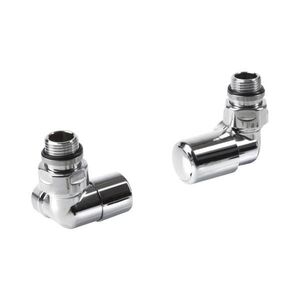 Aqualine - Připojovací sada rohových lů FIRST pravá/lesklý chrom CP920S obraz