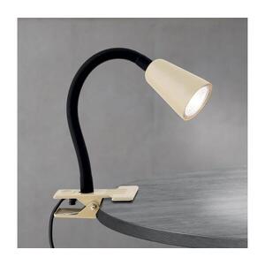 Orion - Flexibilní stolní lampa s klipem DOTTY 1xGU10/10W/230V béžová/černá LA 4-1232/1 khaki obraz
