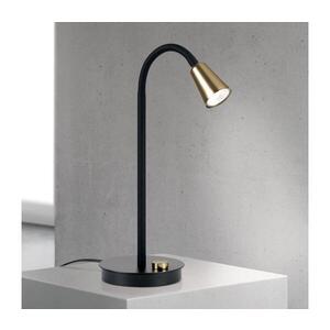 Orion - Stmívatelná flexibilní stolní lampa DOTTY 1xGU10/10W/230V černá/mosaz LA 4-1235/1 schwarz/MS obraz