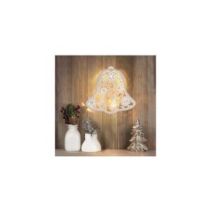 1V296 - LED Vánoční dekorace 9xLED/2xAA teplá bílá zvoneček 1V296 obraz