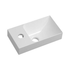 Sapho - Závěsné umyvadlo PICCOLINO 31x17 cm levá/litý mramor/bílá PK300 obraz