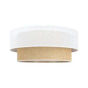 Stropní svítidlo BORHO 1xE27/60W/230V pr. 40 cm bílá/juta 0250 obraz