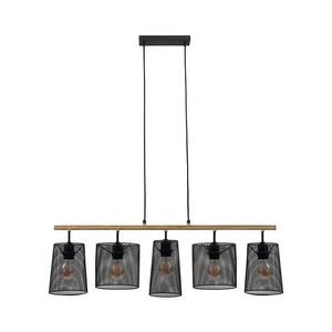 Brilo 4078-054 - Lustr na lanku WOOD & STYLE 5xE27/60W/230V 4078-054 obraz