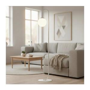 EMIBIG Stojací lampa FLOR 1xE14/10W/230V bílá 1498/LP1 obraz