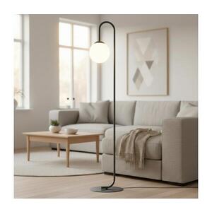 EMIBIG Stojací lampa FLOR 1xE14/10W/230V černá 1495/LP1 obraz