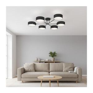 EMIBIG Přisazený lustr MAGA 6xE14/10W/230V černá 1568/6 obraz