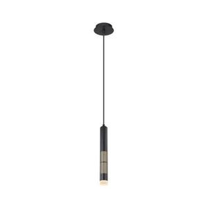 Globo 15630H - LED Lustr na lanku PENNY LED/12W/230V 3000K černá 15630H obraz