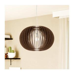 Eglo 95026 - Lustr na lanku STELLATO 1xE27/60W/230V pr. 70 cm hnědá 95026 obraz