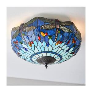 Endon 70722 - Stropní svítidlo Tiffany DRAGONFLY 2xE27/60W/230V pr. 41 cm 70722 obraz