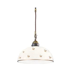 Kolarz 731.30.171- Lustr na lanku NONNA 1xE27/75W/230V pr. 30 cm květ. rose gold 731.30.171 obraz