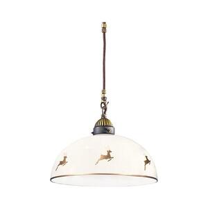 Kolarz 731.30.151-Lustr na lanku NONNA 1xE27/75W/230V pr. 30 cm jeleni rose gold 731.30.151 obraz