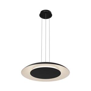 LED Lustr na lanku PIATTINO LED/30W/230V 2700/3200/4000K pr. 40 cm černá ML1814 obraz
