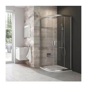 Ravak 3B270U00Z1 - Sprchový kout čtyřdílný čtvrtkruhový BLIX 90x90cm matný chrom 3B270U00Z1 obraz