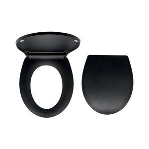 FERRO - Záchodové prkénko SoftClose duroplast/černá WC/BLACK obraz