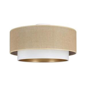 Stropní svítidlo SARTA 1xE27/60W/230V pr. 45 cm bílá/juta H0188 obraz