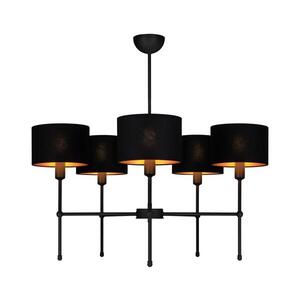 Lustr na tyči MADELA 5xE14/40W/230V černá 0097 obraz