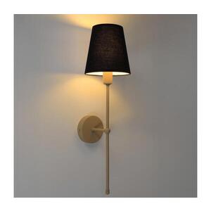 Nástěnná lampa MADELA 1xE14/40W/230V černá/béžová 0528 obraz