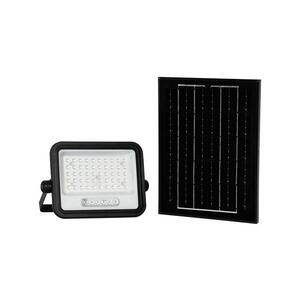 LED Stm. solární reflektor LED/100W/3, 2V IP65 5000 mAh černá + dálkové ovládání 24083 obraz