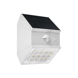 LED Nástěnné solární svítidlo se senzorem LED/2, 5W/3, 7V IP65 1200 mAh bílá 24097 obraz