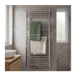 Novaservis - Koupelnový žebříkový radiátor 423W/230V 120x60 cm lesk. chrom rovný 600/1200/RS, 0 obraz